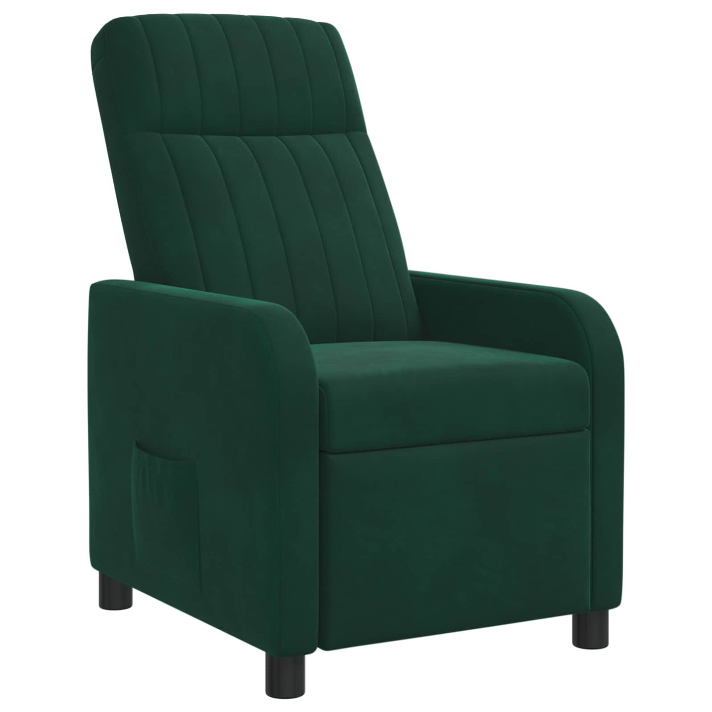 Relaxfauteuil Donkergroen fluweel