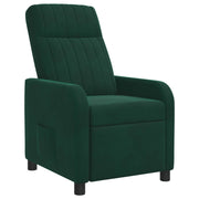 Relaxfauteuil donkergroen fluweel 66x95x100 cm