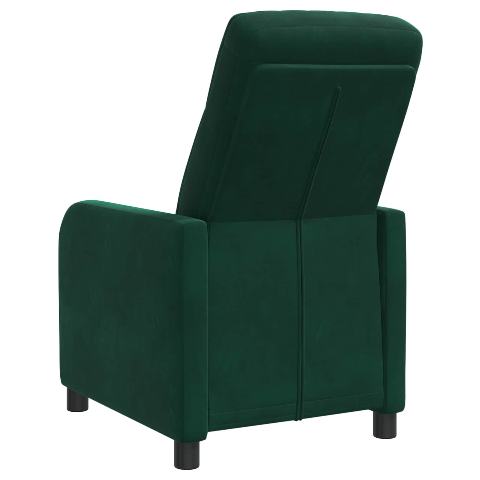 Relaxfauteuil Donkergroen fluweel