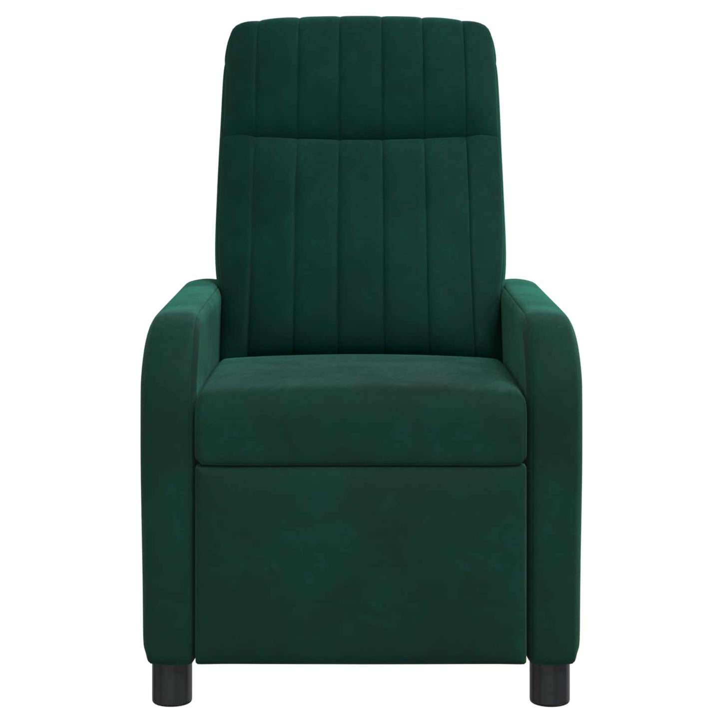 Relaxfauteuil Donkergroen fluweel
