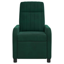 Relaxfauteuil Donkergroen fluweel