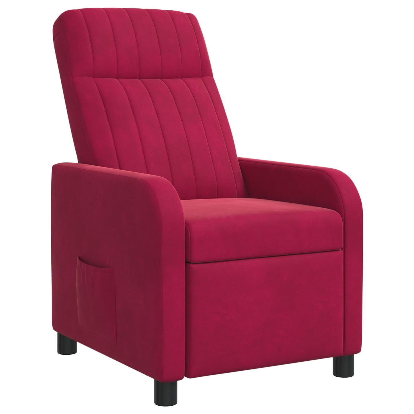 Relaxfauteuil Wijnrood fluweel