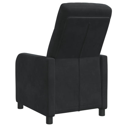 Relaxfauteuil Zwart fluweel