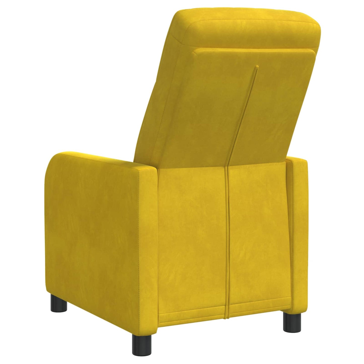 Relaxfauteuil Geel fluweel