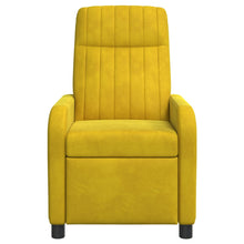 Relaxfauteuil Geel fluweel