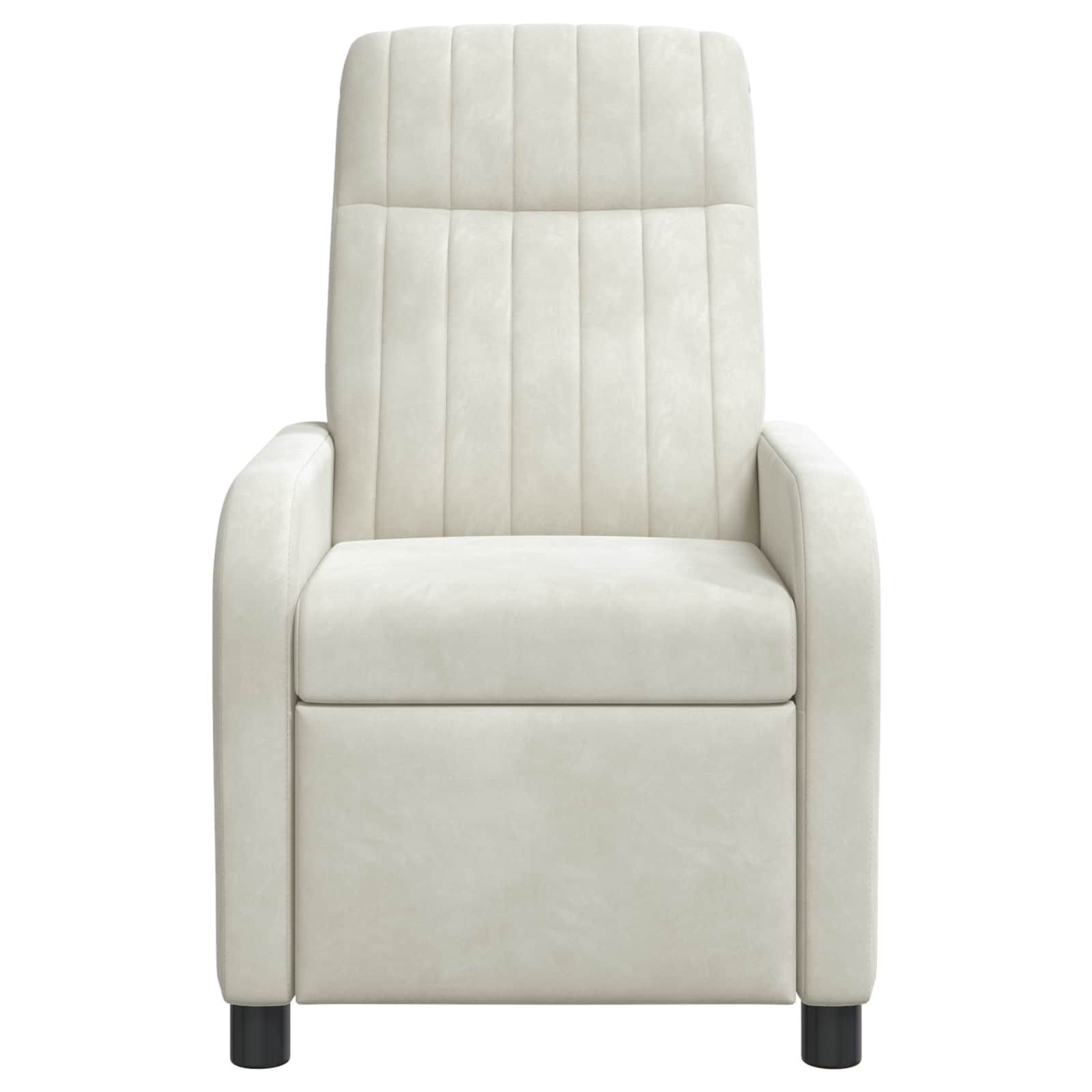 Relaxfauteuil Crèmekleurig fluweel