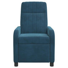 Relaxfauteuil Blauw fluweel