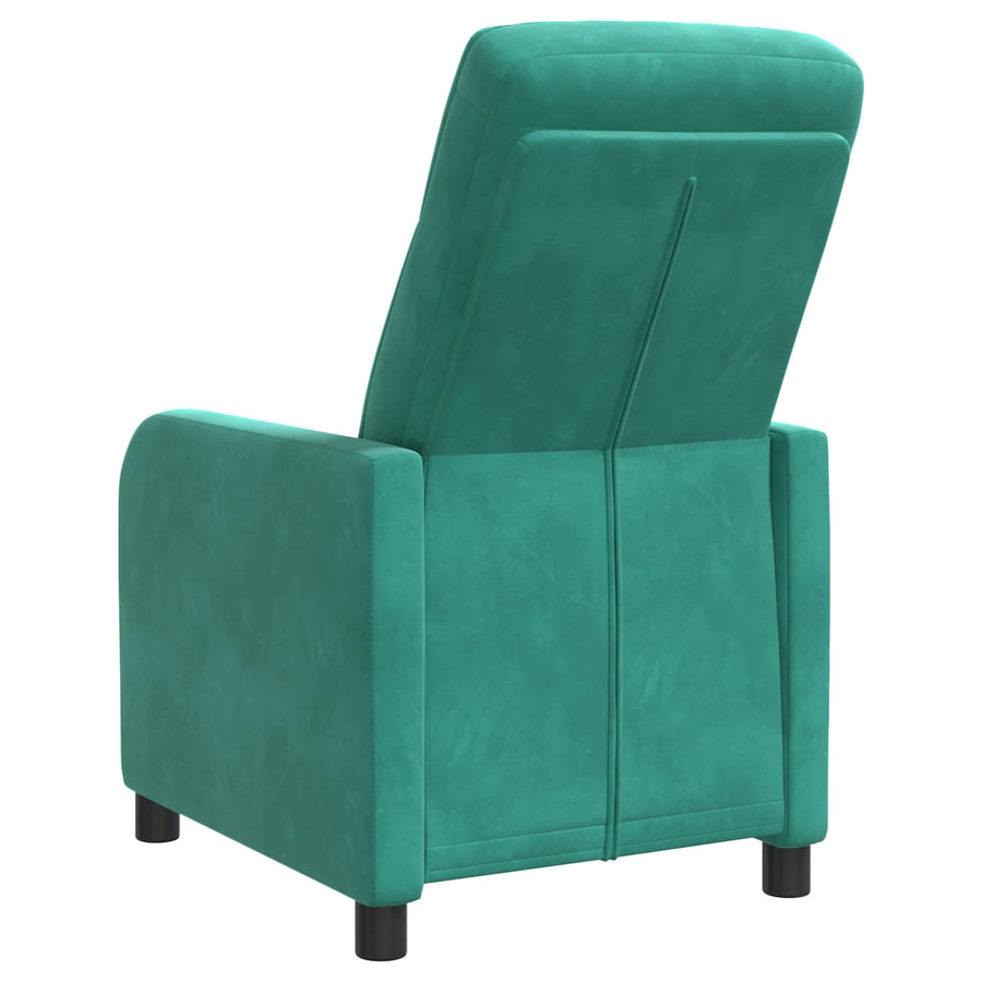 Relaxfauteuil Turquoise fluweel