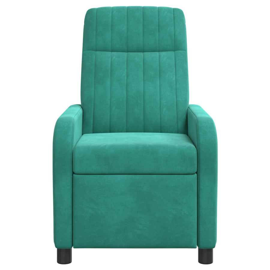 Relaxfauteuil Turquoise fluweel