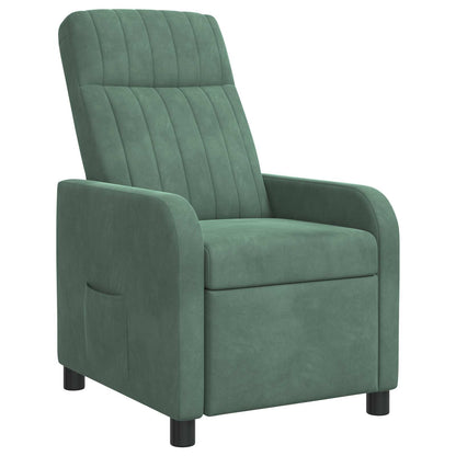Relaxfauteuil Zeegroen fluweel