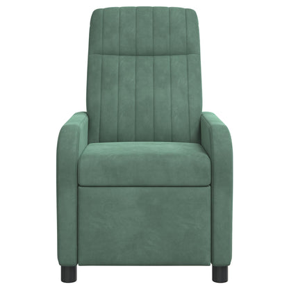 Relaxfauteuil Zeegroen fluweel