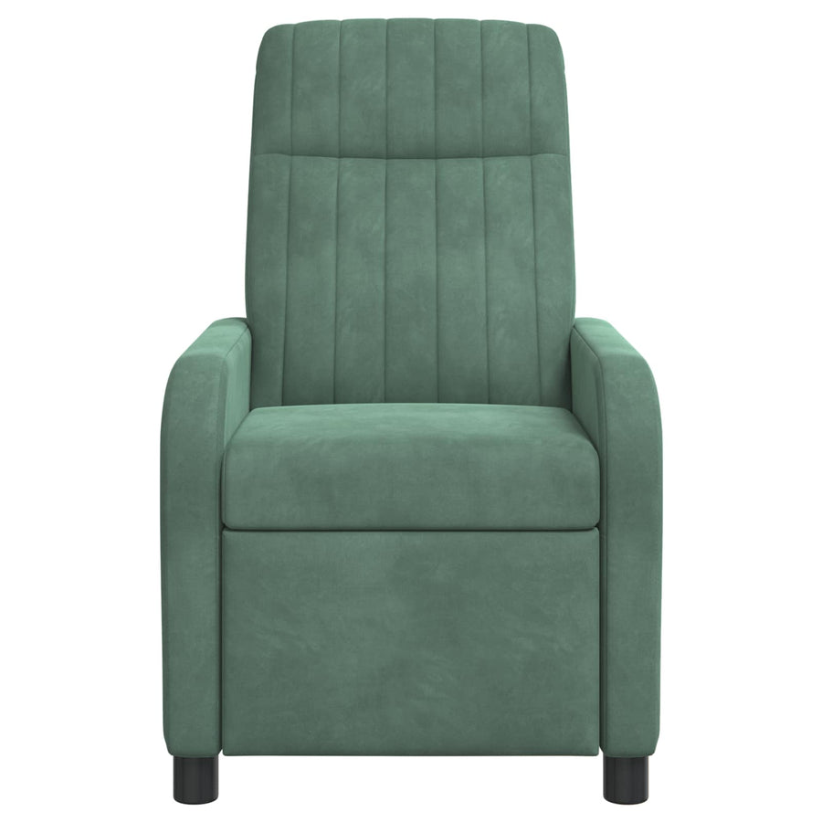 Relaxfauteuil Zeegroen fluweel