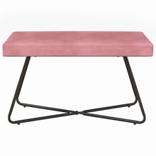 Bank Effen Roze 80 x 40 x 45 cm Fluweel