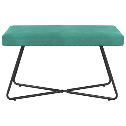 Bank Effen Turquoise 80 x 40 x 45 cm Fluweel