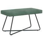 Bank 80x40x45 cm zeegroen fluweel