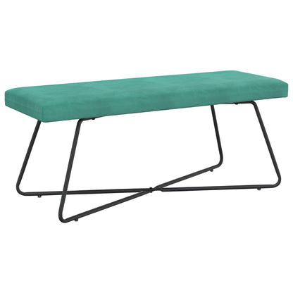 Bank Effen Turquoise 110 x 40 x 45 cm Fluweel