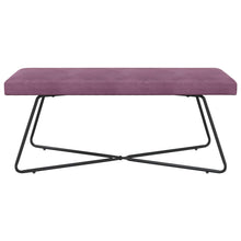 Bank Effen Paars 110 x 40 x 45 cm Fluweel