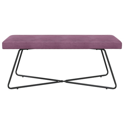 Bank Effen Paars 110 x 40 x 45 cm Fluweel