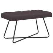 Bank 80x40x46 cm stof donkerbruin