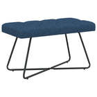 Bank Blauw 80x40x46 cm stof