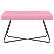 Bank met knoopverstelling Roze 80 x 40 x 46 cm Stof