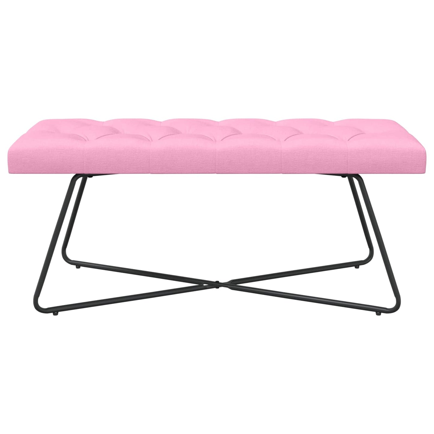 Bank met knoopverstelling Roze 110 x 40 x 46 cm Stof