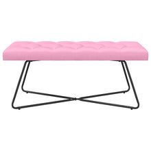 Bank met knoopverstelling Roze 110 x 40 x 46 cm Stof
