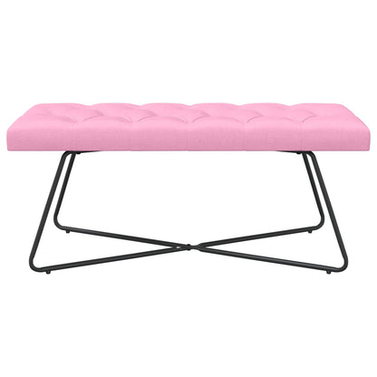Bank met knoopverstelling Roze 110 x 40 x 46 cm Stof