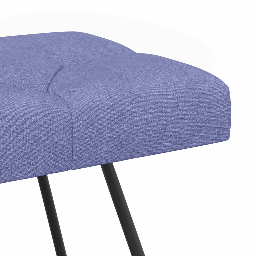 Bank met knoopverstelling Jeans Blauw 110 x 40 x 46 cm Stof