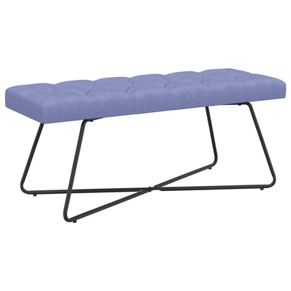 Bank met knoopverstelling Jeans Blauw 110 x 40 x 46 cm Stof
