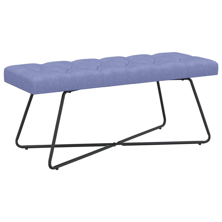 Bank met knoopverstelling Jeans Blauw 110 x 40 x 46 cm Stof