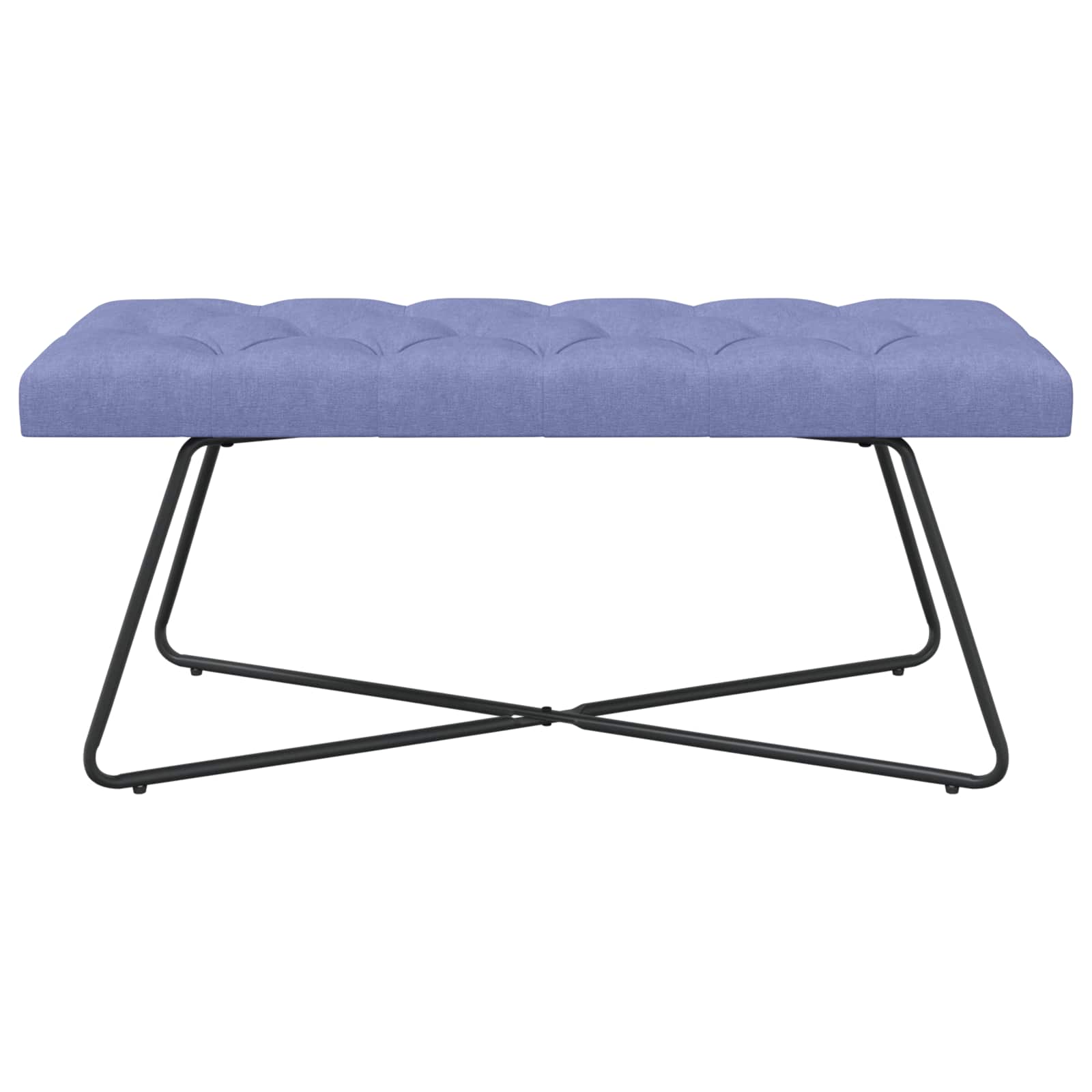 Bank met knoopverstelling Jeans Blauw 110 x 40 x 46 cm Stof