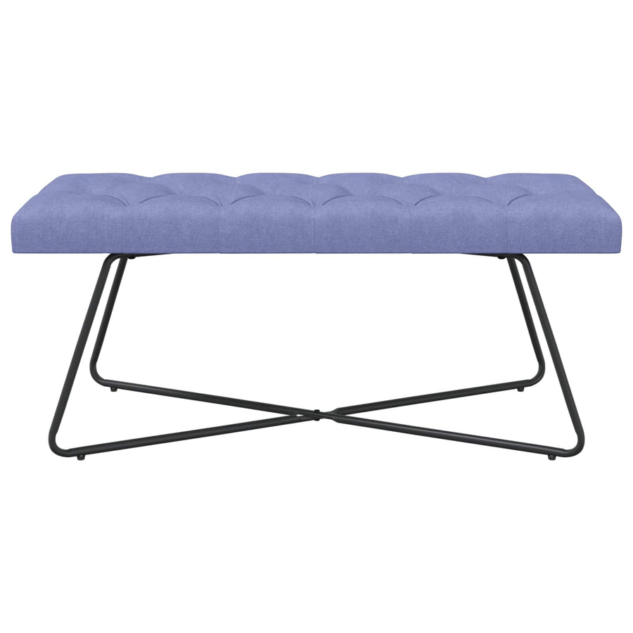 Bank met knoopverstelling Jeans Blauw 110 x 40 x 46 cm Stof