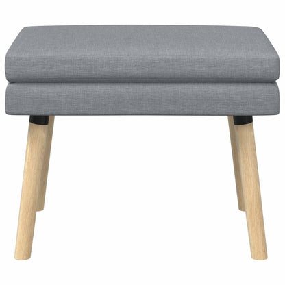 Dubbel Laagige Bank Lichtgrijs 60 x 40 x 46 cm Stof