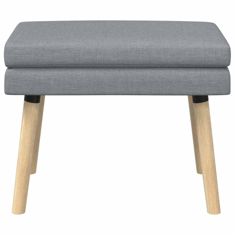 Dubbel Laagige Bank Lichtgrijs 60 x 40 x 46 cm Stof