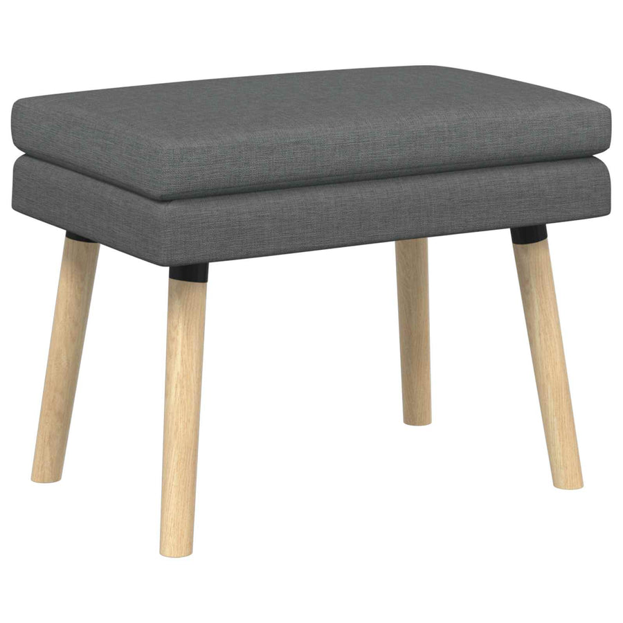 Dubbel Laagige Bank Donkergrijs 60 x 40 x 46 cm Stof