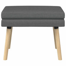 Dubbel Laagige Bank Donkergrijs 60 x 40 x 46 cm Stof