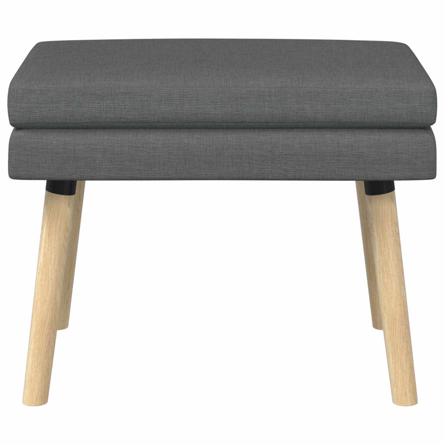 Dubbel Laagige Bank Donkergrijs 60 x 40 x 46 cm Stof