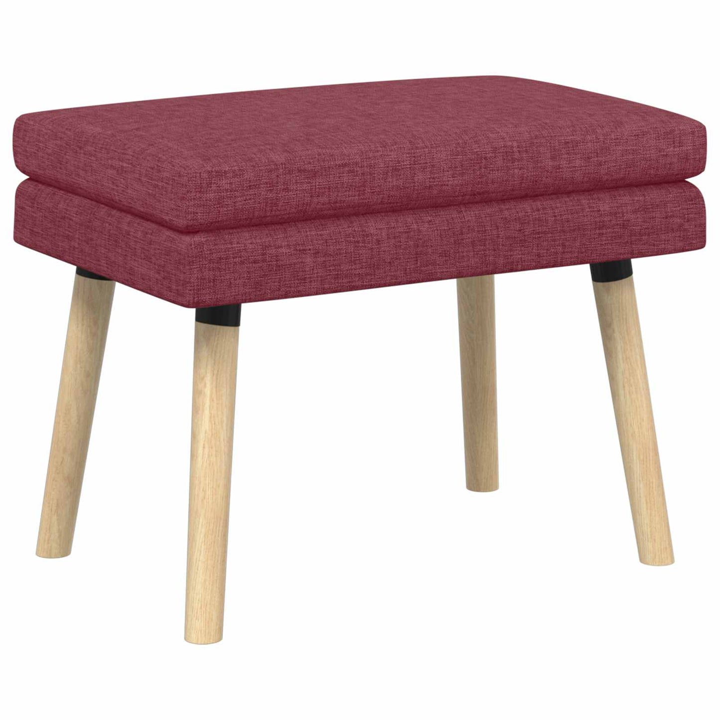 Dubbel Laagige Bank Wijnrood 60 x 40 x 46 cm Stof