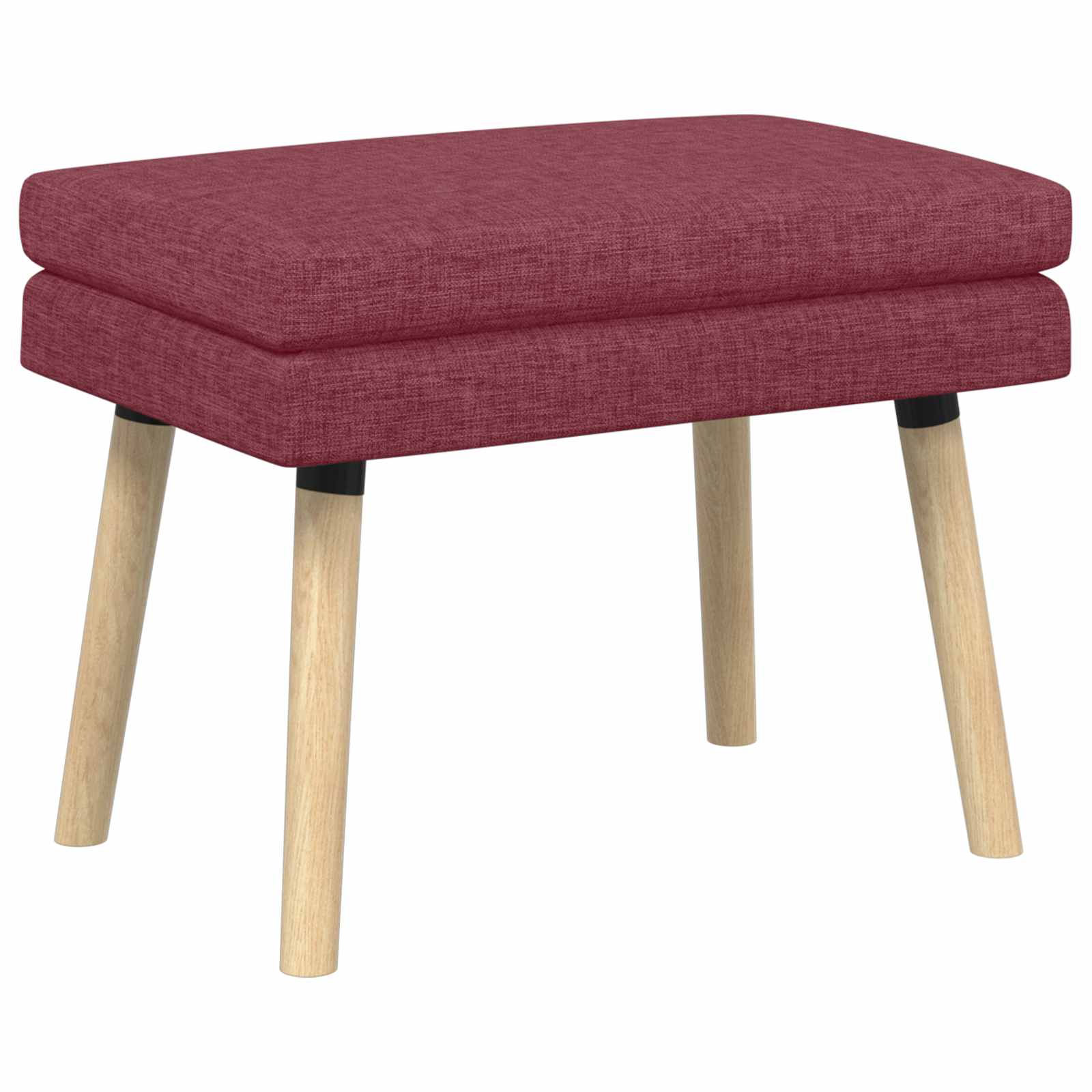 Dubbel Laagige Bank Wijnrood 60 x 40 x 46 cm Stof