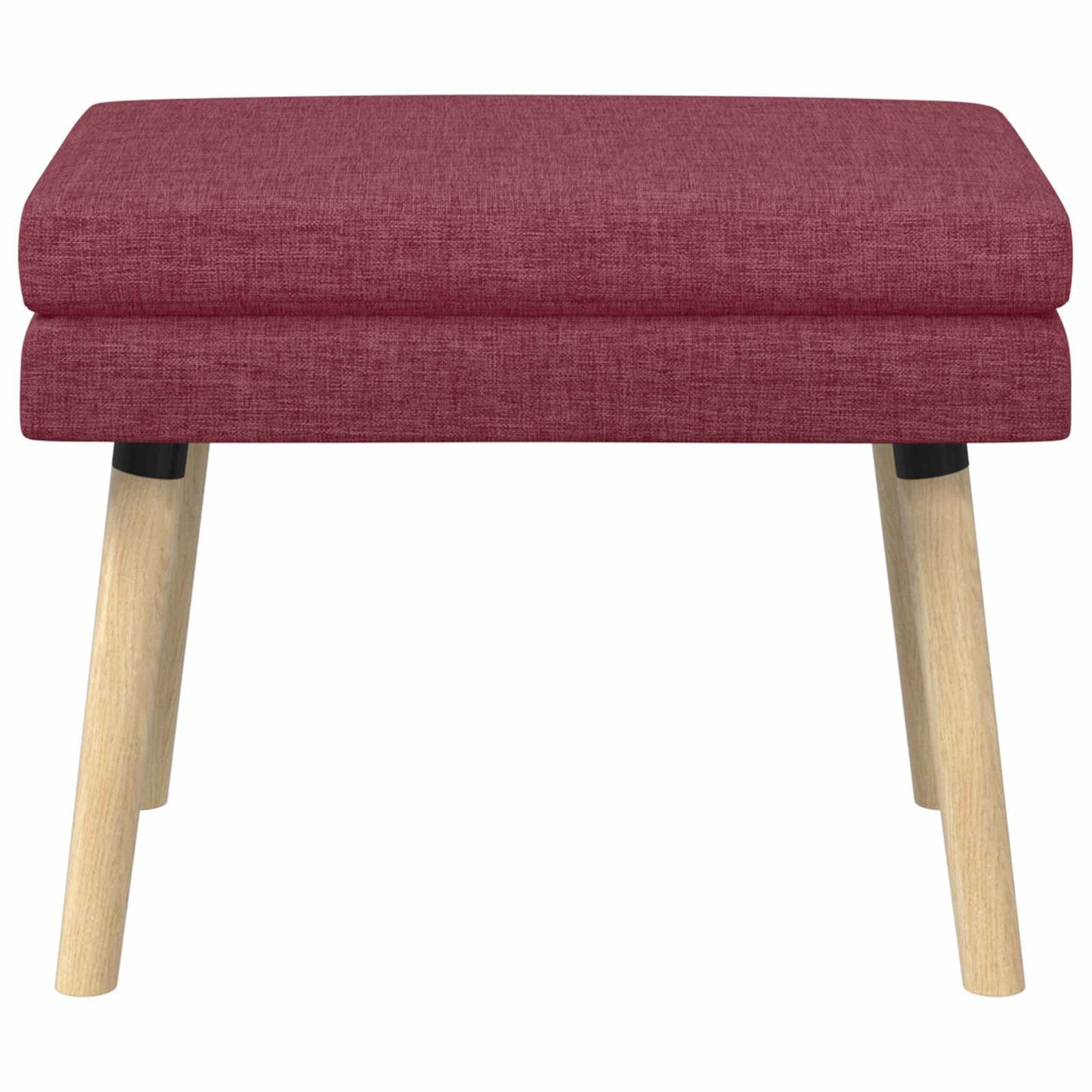 Dubbel Laagige Bank Wijnrood 60 x 40 x 46 cm Stof