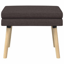 Dubbel Laagige Bank Donkerbruin 60 x 40 x 46 cm Stof
