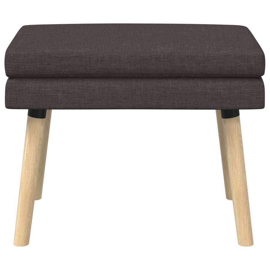 Dubbel Laagige Bank Donkerbruin 60 x 40 x 46 cm Stof