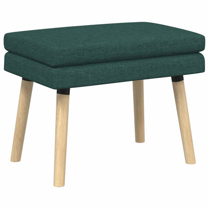 Dubbel Laagige Bank Donkergroen 60 x 40 x 46 cm Stof