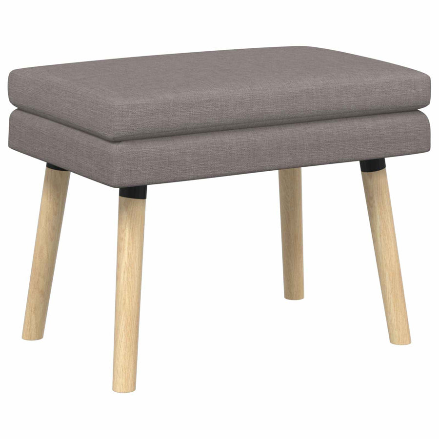 Dubbel Laagige Bank Taupe 60 x 40 x 46 cm Stof