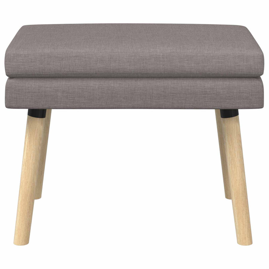 Dubbel Laagige Bank Taupe 60 x 40 x 46 cm Stof