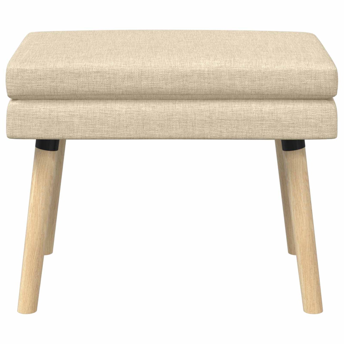 Dubbel Laagige Bank Crèmekleurig 60 x 40 x 46 cm Stof