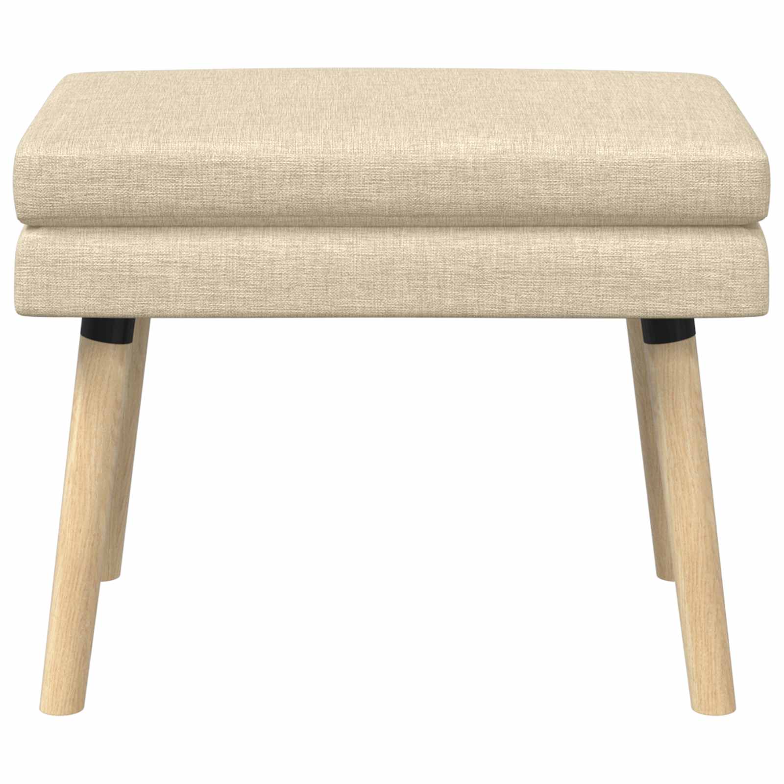 Dubbel Laagige Bank Crèmekleurig 60 x 40 x 46 cm Stof
