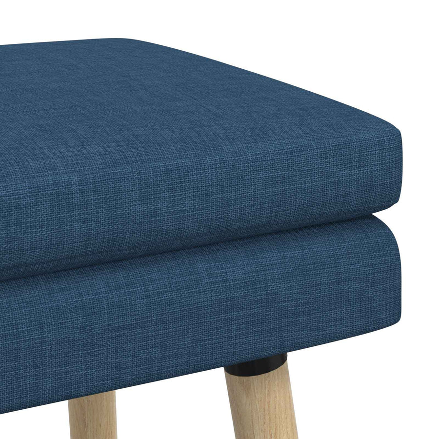 Dubbel Laagige Bank Blauw 60 x 40 x 46 cm Stof