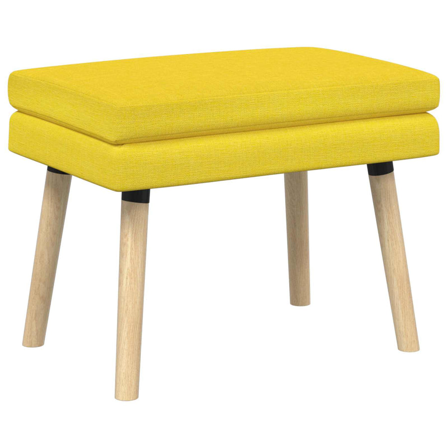 Dubbel Laagige Bank Lichtgeel 60 x 40 x 46 cm Stof